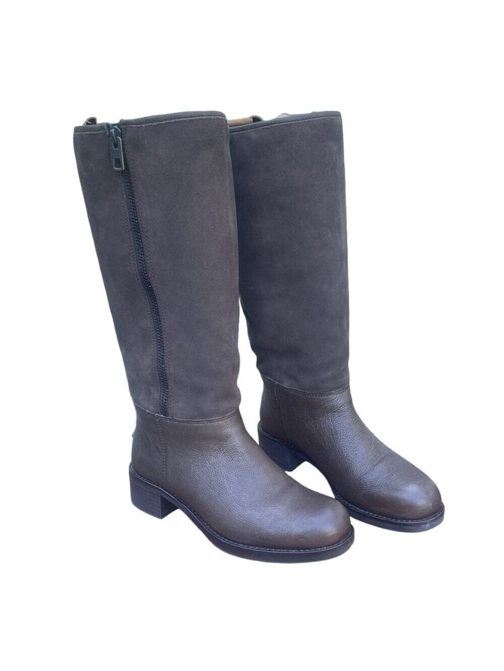 Coach Bailey Safari Womens Leather Suede Fashion Knee-High Riding Boots Size 7
